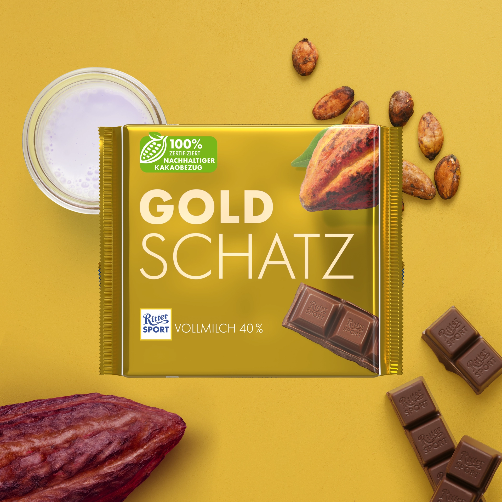 Ritter Sport Goldschatz