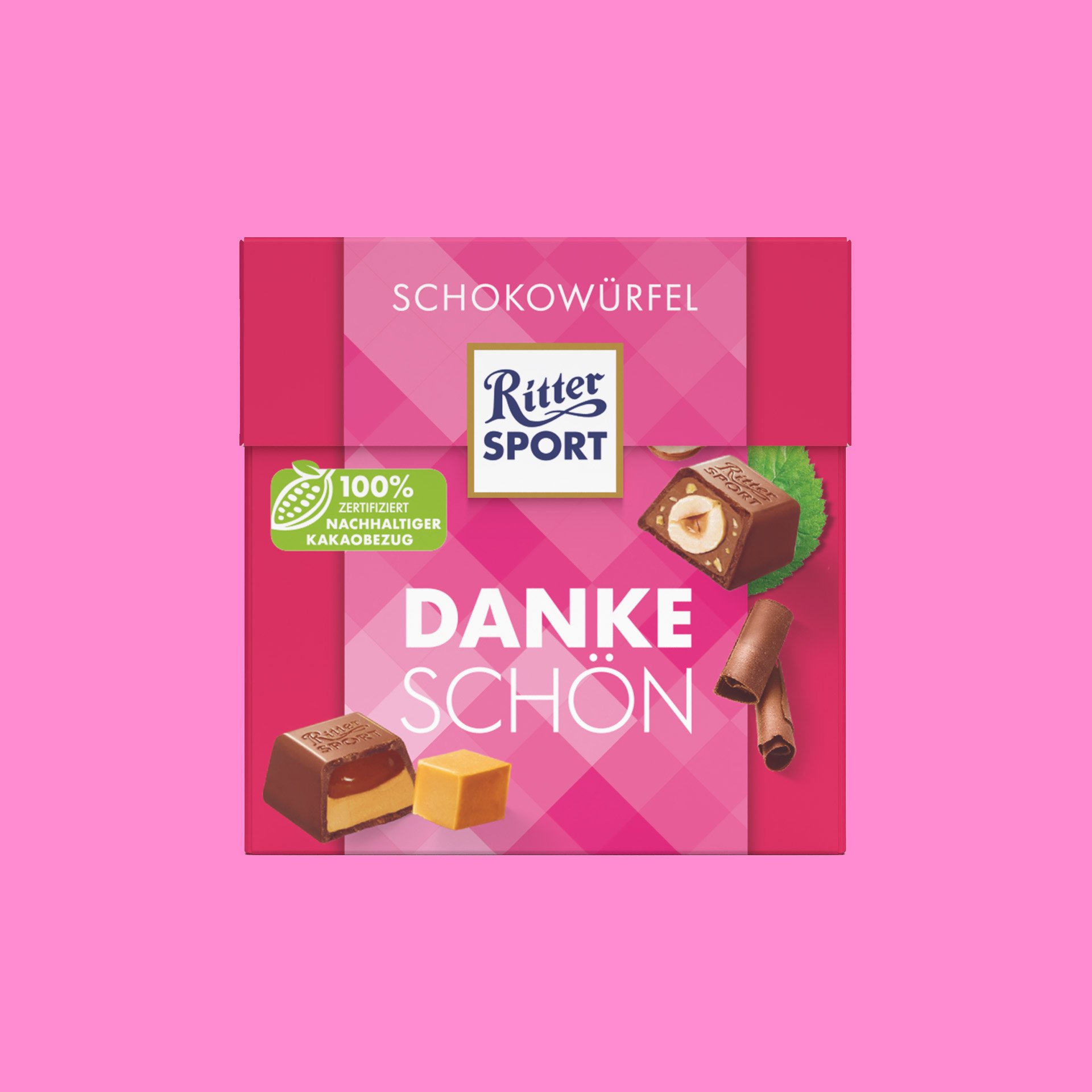 Ritter Sport Schokowürfel Danke