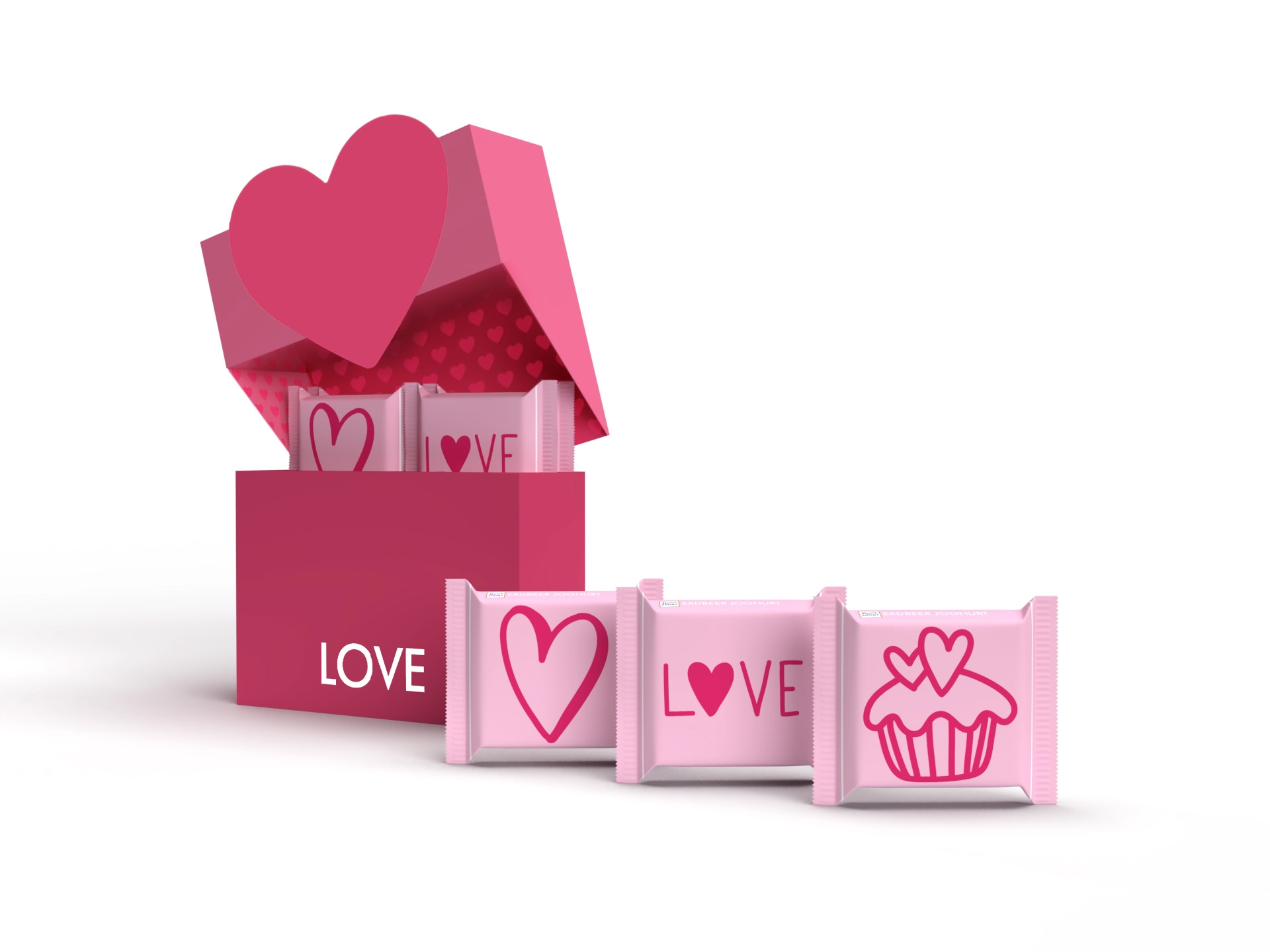 Love Box (Deine 100g + 8 x Love Minis)