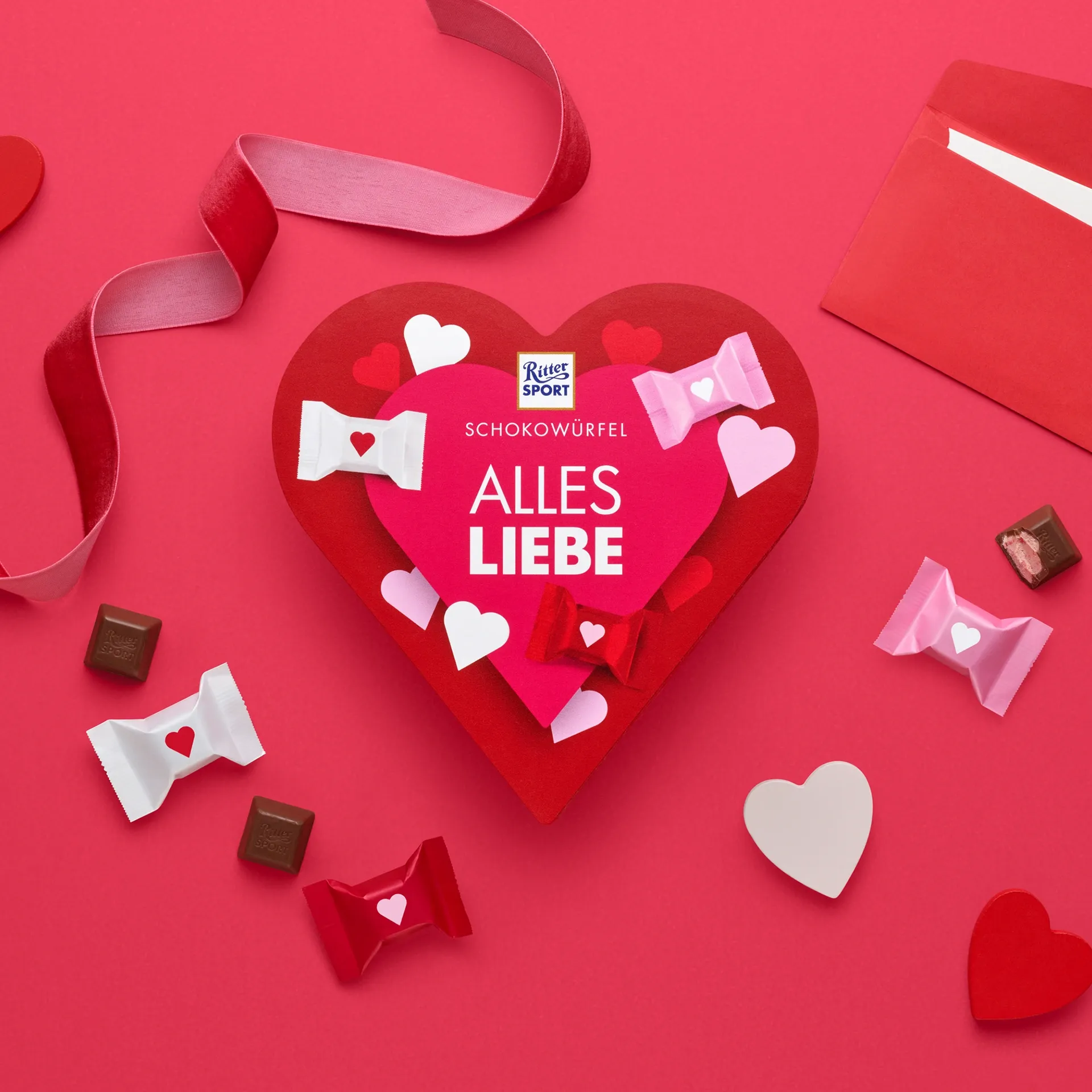 Ritter Sport Schokowürfel Alles Liebe