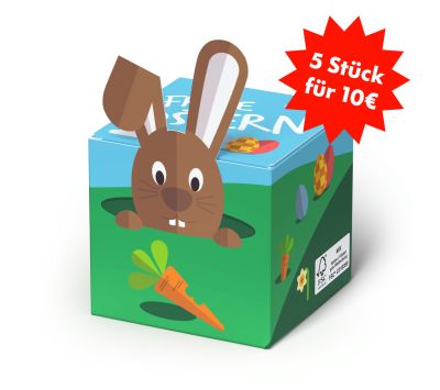Osterhase Geschenkwürfel